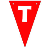 ファンシーなトリニダード バンティングフラッグ (第1の旗)