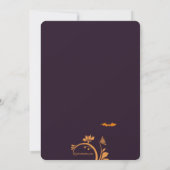 ファンシーなハローウィンパーティの招待状 招待状 (裏面)