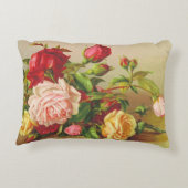 ファンシーなバラのアクセントの枕 アクセントクッション (裏面)