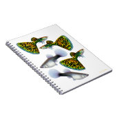 ファンシーなファンテールのグッピーのノート ノートブック (右側)