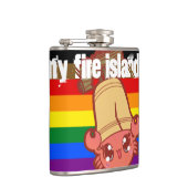 ファンシーなフラスコ。  Ohええ! フラスク (右)