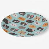 ファンシーなペルシャ ペーパープレート (アングル)