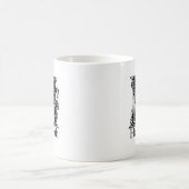 ファンシーなモノグラム: ハナ コーヒーマグカップ (中央)