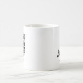 ファンシーなモノグラム: Jess コーヒーマグカップ (中央)