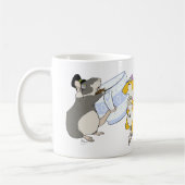 ファンシーなラットのマグ コーヒーマグカップ (左)