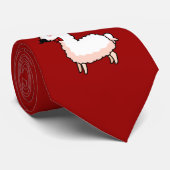 ファンシーなラマのタイ ネクタイ (ロール)