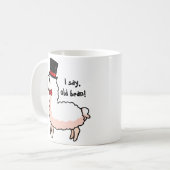 ファンシーなラマのマグ コーヒーマグカップ (正面左)