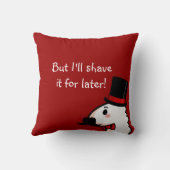 ファンシーなラマの枕 クッション (裏面)