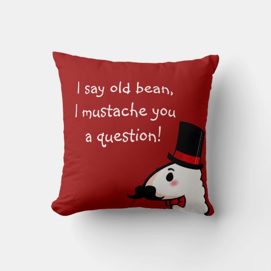 ファンシーなラマの枕 クッション (正面)