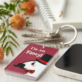 ファンシーなラマ キーホルダー (正面右)