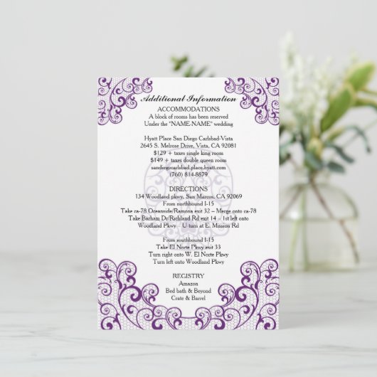 ファンシーなレースのスカルのその他の情報カード エンクロージャーカード (スタンド正面)