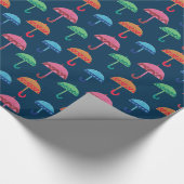 ファンシーな傘 ラッピングペーパー (角)