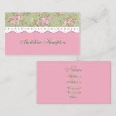 ファンシーな名刺は上がりました 名刺 (正面/裏面)