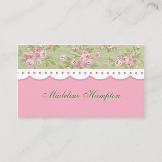 ファンシーな名刺は上がりました 名刺 (正面)