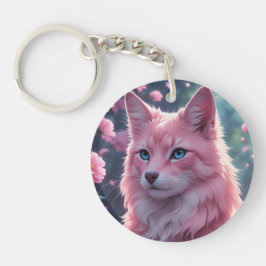 ファンシーな猫キーチェーン キーホルダー