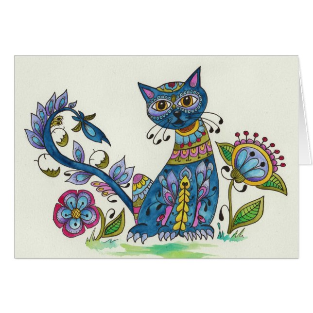 ファンシーな猫 (正面横)