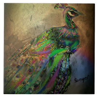 ファンシーな羽 タイル