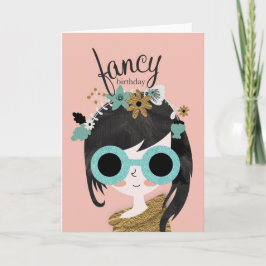 ファンシーな誕生日 カード