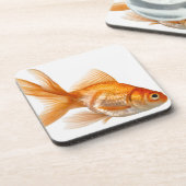 ファンシーな金魚 コースター (左側)
