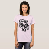 ファンシーな馬のデザイン Tシャツ (正面フル)