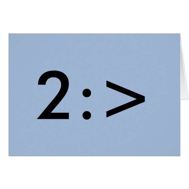 ファンシーな鶏(顔文字): カード (正面横)