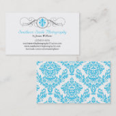 ファンシーな(紋章の)フラ・ダ・リ 名刺 (正面/裏面)