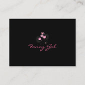 *ファンシーなGalの青か黒いテレホンカード* コーリングカード (裏面)