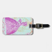 ファンシーなMarieアントワネットのポプリの荷物のラベル ラゲッジタグ (正面横)