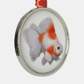 ファンシーなRyukinのファンテールの金魚のオーナメント メタルオーナメント (右)