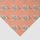 ファンシーなSphynxの猫好きの装飾ガラスのスカーフの子ネコ 薄葉紙 (詳細)