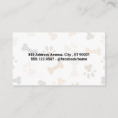 ファンシーはさみ | ドギー | QRコード 名刺 (裏面)