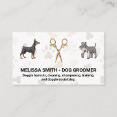 ファンシーはさみ | Doggies 名刺 (正面)