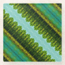 ファンシーはっきりした明るい ガラスコースター