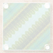 ファンシーはっきりした明るい ガラスコースター (裏面)