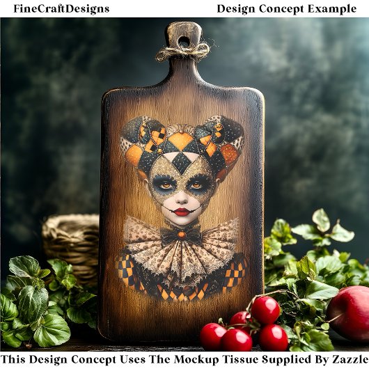 ファンシーはっきりしたHarlequinマスク顔絵を描BU2デコページ 薄葉紙