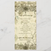 ファンシーアンティーク結婚式 プログラム (裏面)