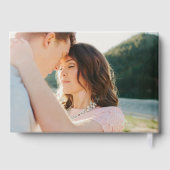 ファンシーイニシャルホイル結婚ズゲストブック ゲストブック (裏面)