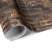 ファンシーエレガント図書館 ラッピングペーパー (ロールコーナー)