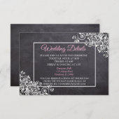 ファンシーカルボ結婚ード詳細カード エンクロージャーカード (正面/裏面)