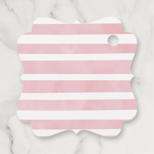 ファンシーガールの象の赤ちゃんシャワータグ フェイバータグ (裏面)