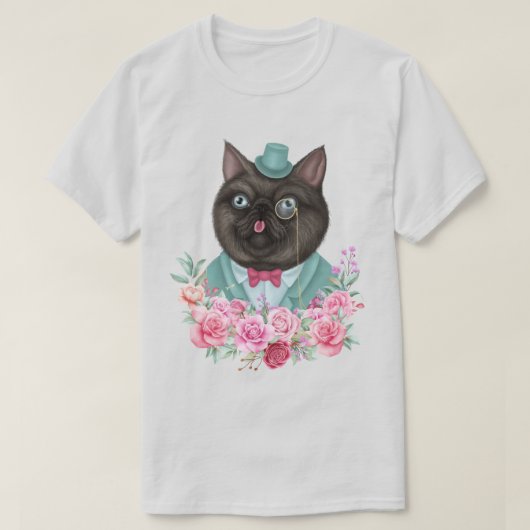 ファンシーキャット Tシャツ (デザイン正面)