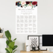 ファンシークラシック結婚席表 ポスター (ホームオフィス)