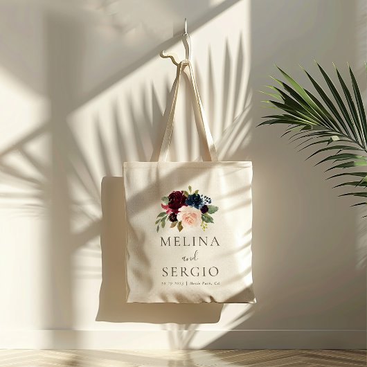 ファンシークラシック花結婚の花 トートバッグ
