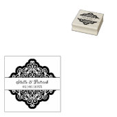 ファンシークラシック飾結婚り ラバースタンプ (押印)