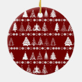 ファンシークリスマスツリーセラミックオーナメント セラミックオーナメント (裏面)