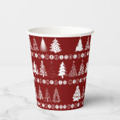ファンシークリスマスツリー紙カップ 紙コップ (裏面)