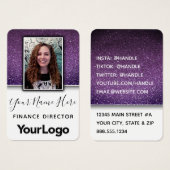 ファンシーグリッターインフルエンサー女優アクターモデル写真 (正面&裏面)