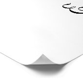 ファンシーゴシックCaps Letter E, 300dpi PNGポスター ポスター (角)