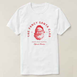 「ファンシーサンタクラブ」 クリスマスアートプリント Tシャツ