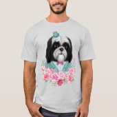 ファンシーシーズー（犬） Tシャツ (正面)